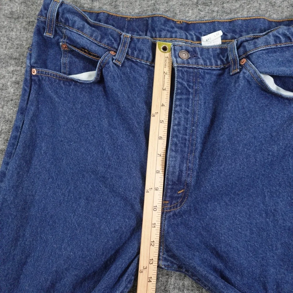 Vintage Levis 517 Orange Tab Jeans Mens 40X32 Blue Denim Boot Cut 90S‎ 39X31.5